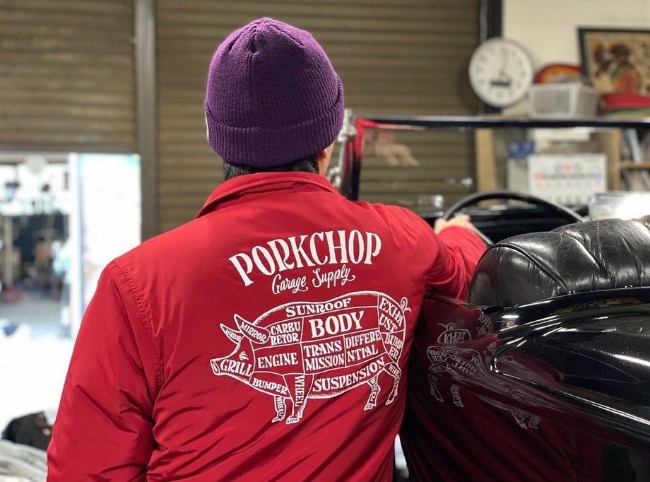 PORKCHOP - ORIGINAL BOA COACH JKT (RED) | east