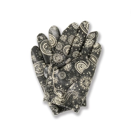 LAMP GLOVES - UTILITY GLOVE SHORTY - PAISLEY BLACK