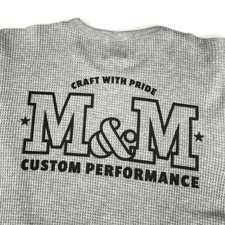 M&M CUSTOM PERFORMANCE - WAFFLE L/S T-SHIRT (23-MT-020)