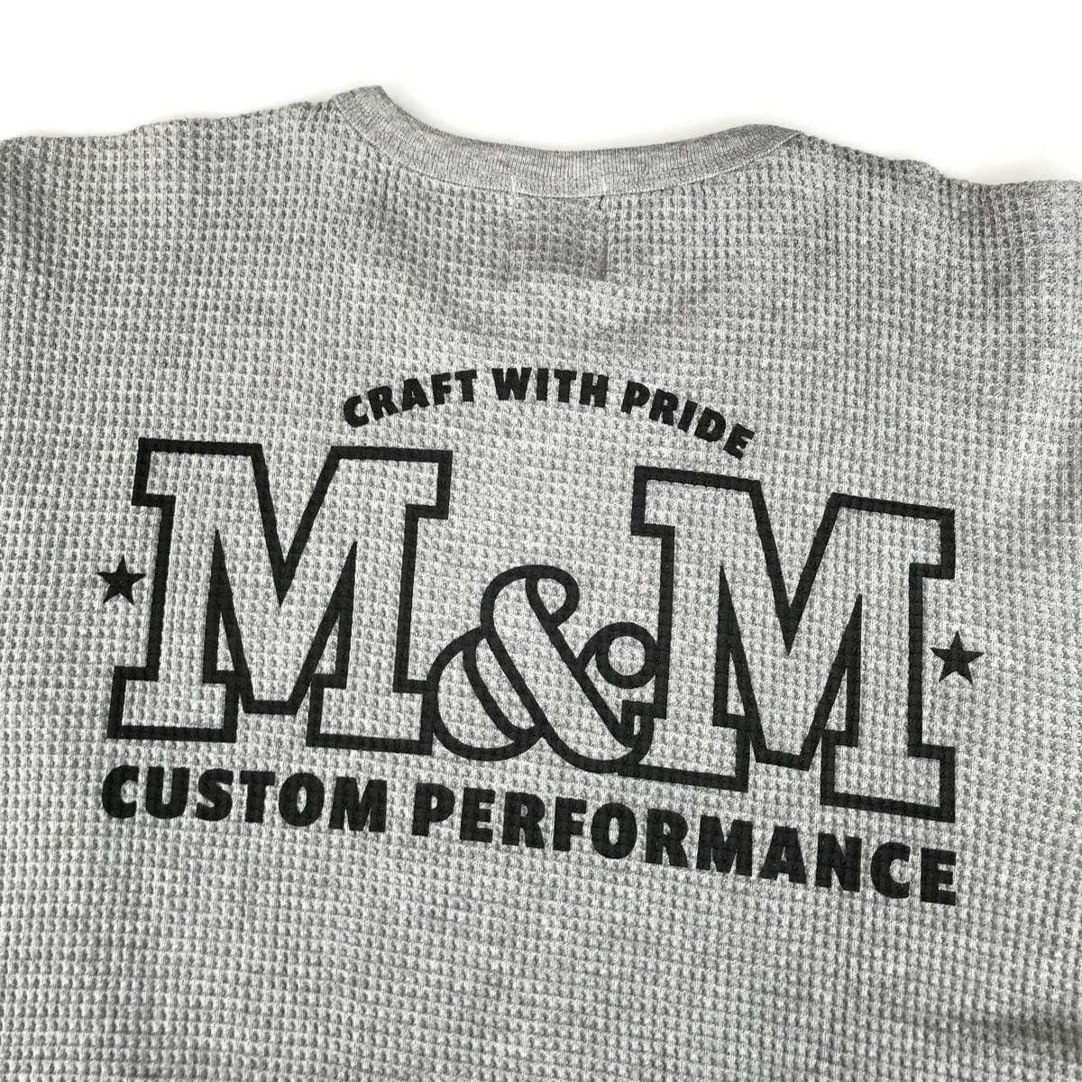 M&M CUSTOM PERFORMANCE - WAFFLE L/S T-SHIRT (23