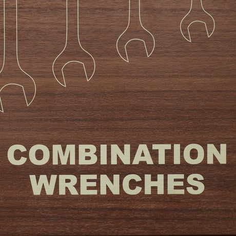 PORKCHOP GARAGE SUPPLY - COMBINATION WRENCH RACK