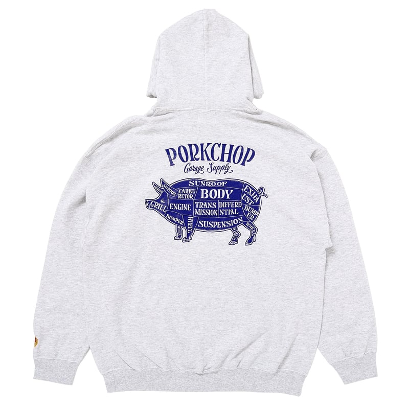 PORKCHOP GARAGE SUPLLY - PORK BACK HOODIE | eas