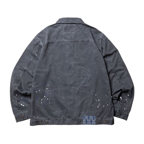 LIBERAIDERS - GARMENT DYED TRUCKER JACKET 73005