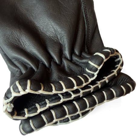 SIGNAL GLOVE - No.01 BLACK / white lace