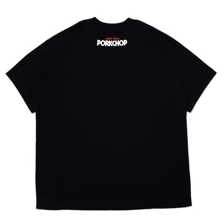 PORKCHOP GARAGE SUPPLY - BLOCK LOGO TEE (BLACK)
