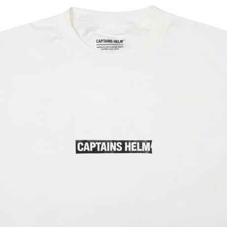 CAPTAINS HELM - #FADED TAPE LOGO LS TEE