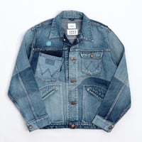 ChahChah - "Wrangler × Chah" ChahRemake Denim Jacket “LOVE”