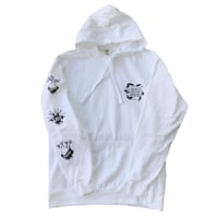 CAUDEX THE CAT × Willing plant × east village OTHER - HOODIE (WHITE)