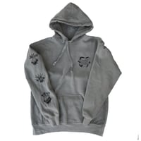 CAUDEX THE CAT × Willing plant × east village OTHER - HOODIE (GRAY)