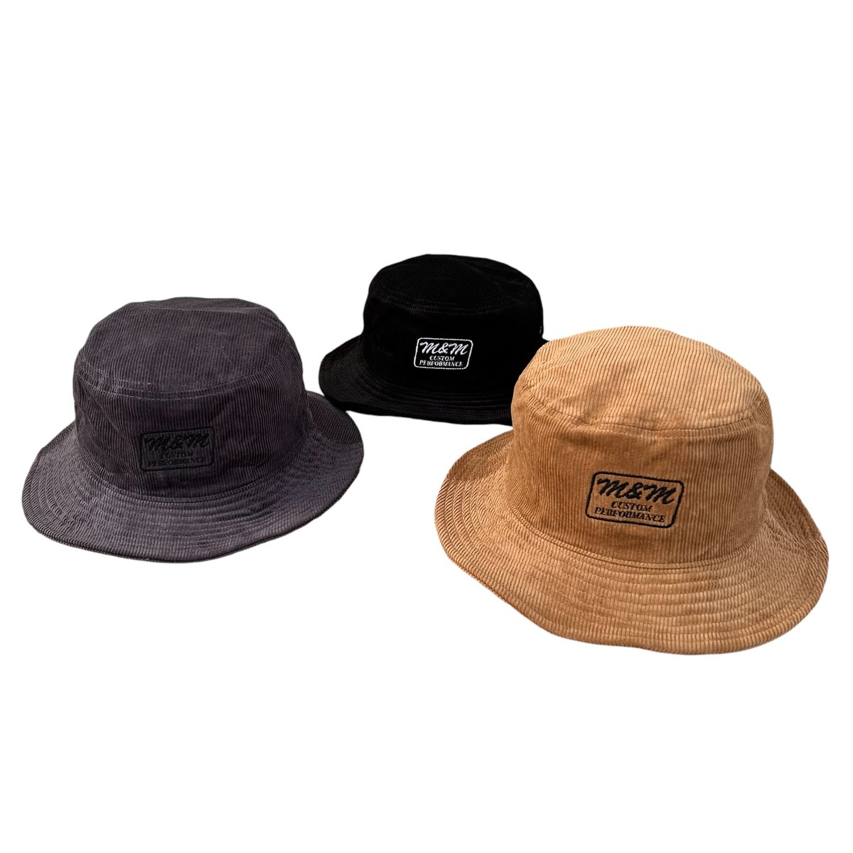 M&M CUSTOM PERFORMANCEバケットハット M&M CUSTOM PERFORMANCE - CORDUROY BUCKET HAT (2