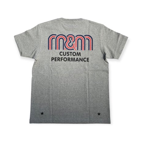 M&M CUSTOM PERFORMANCE  - PRINT S/S T-SHIRT 21-MT-021 (GRAY)