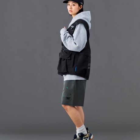 LIBERAIDERS - PIGMENT DYED SWEAT SHORTS 73807