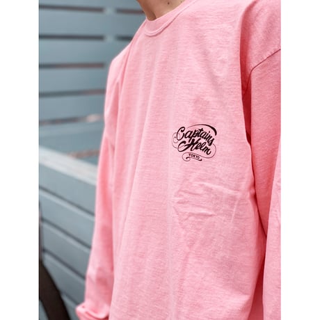 CAPTAINS HELM - SCRIPT LOGO PIGMENT L/S TEE (MINT) ミント