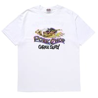 PORKCHOP GARAGE SUPPLY - BLOCK LOGO TEE (BLACK)