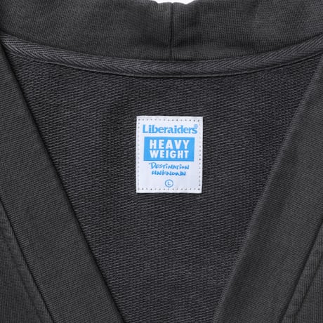 LIBERAIDERS - GARMENT DYED SWEAT CARDIGAN 77302