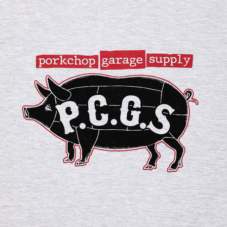 PORKCHOP GARAGE SUPPLY  - SPEED SLAVE S/S TEE (GRAY)