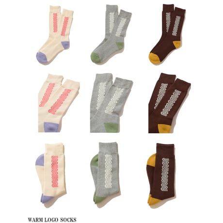 SSC (SURF SKATE CAMP) - WARM LOGO SOCKS