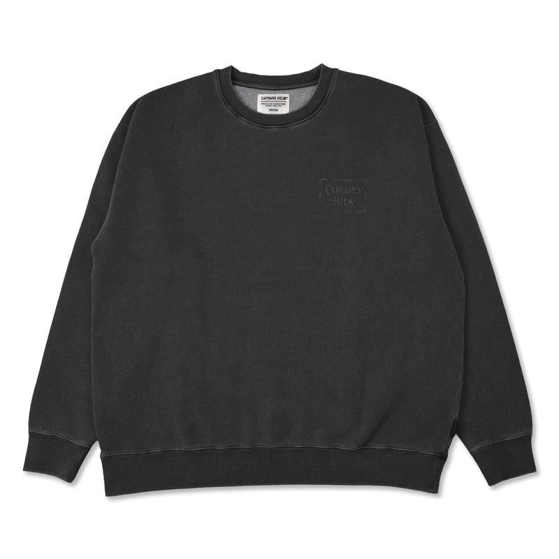 メンズウェア Captains Helm SWINGLOGO CREW SWEAT CAPTAINS HELM #PIGMENT DYE LOGO CREW SWEAT