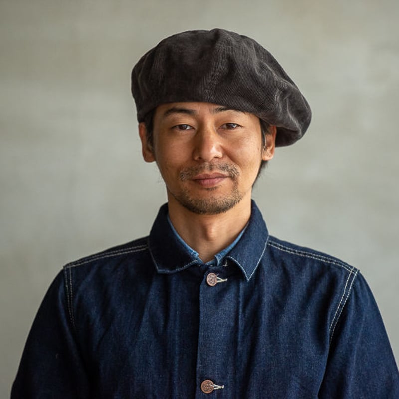 TCB jeans コーデュロイ ベレー帽 ブラウン