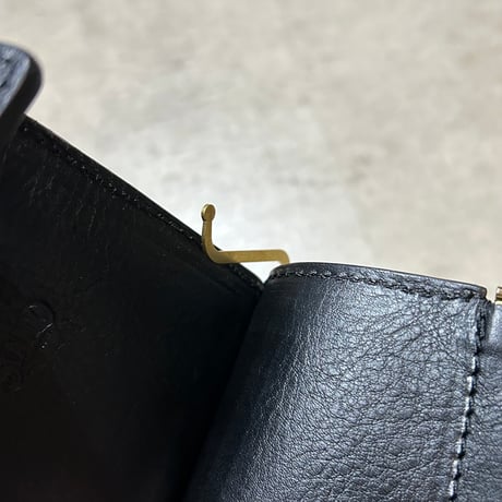 STAND REPAIR WORKS - MONEYCLIP WALLET "BLACK" 真鍮Studs Ver.