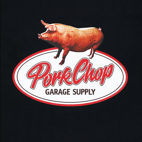 PORKCHOP - SCRIPT PORK TEE (BLACK)