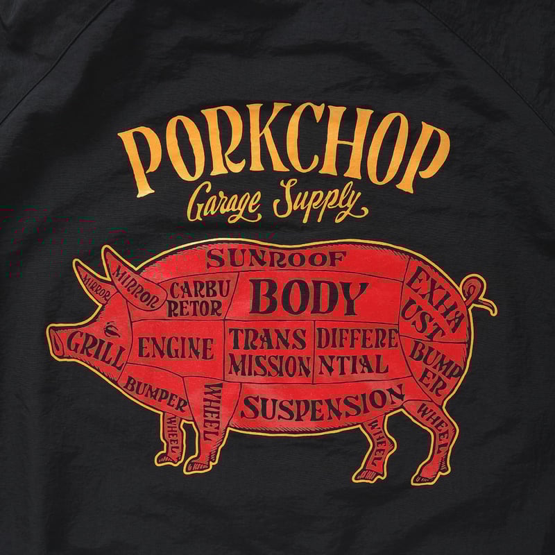 PORKCHOP GARAGE SUPLLY - PORK BACK NYLON JKT |