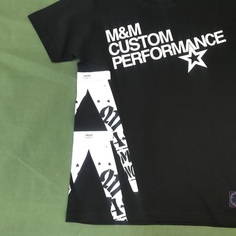 M&M CUSTOM PERFORMANCE - PRINT S/S TEE 21-MT-011 (BLACK)