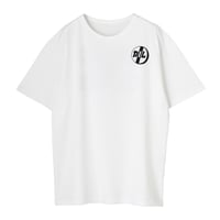 カノムTシャツ白ロゴ小バックプリント
