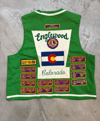 70s LIONS CLUB PATCH VEST (TP260620)