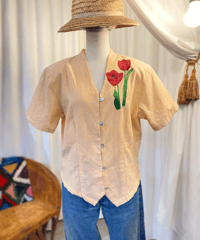HAND PAINT BLOUSE (TP250515)