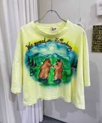 CROPPED HAND PAINT T-SHIRT (TP240431)