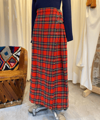 VINTAGE WRAP SKIRT (BT241041)