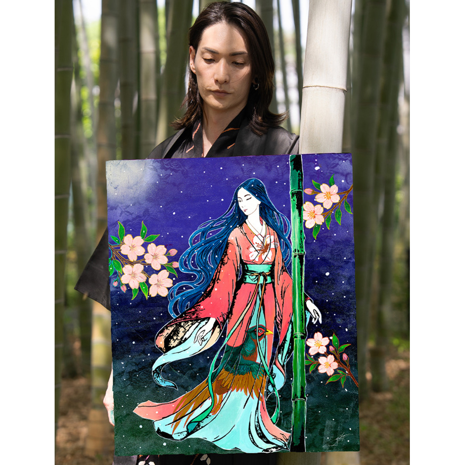 かぐや 原画】「かぐや姫 〜Princess Kaguya~」F12号 | YutoOnoオフィシャ