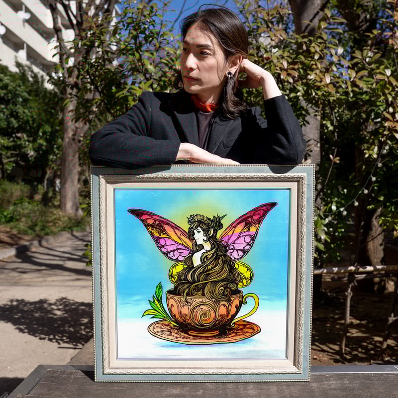 原画【秘密の茶会】S10号 | YutoOnoオフィシャルグッズ