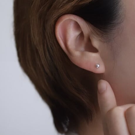 【silver925】miniボールピアス