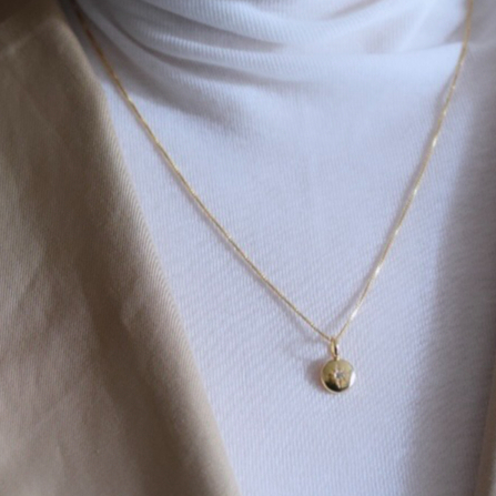 Cuore 9kt ローズゴールドチャームネックレス Ф 14kgf】星チャームのネックレス | ALLEGROA