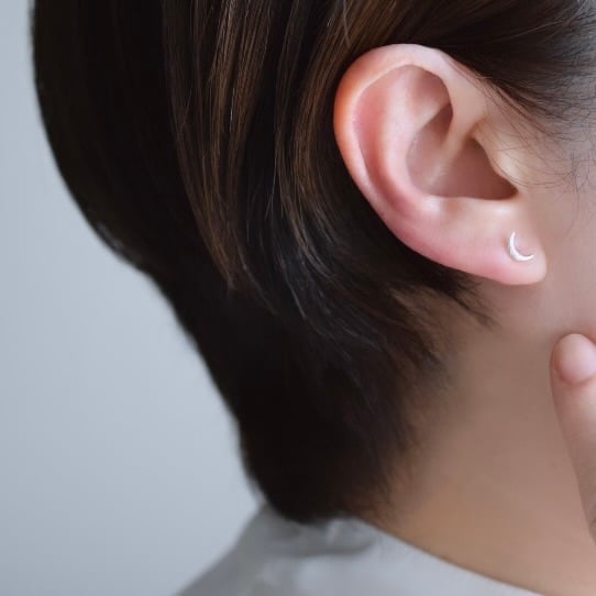silver925】お月様ピアス | ALLEGROA