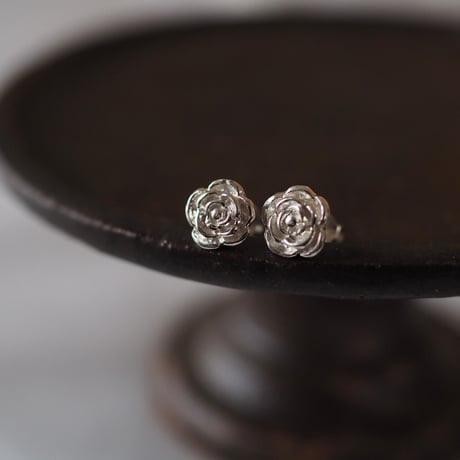 【silver925】ローズピアス