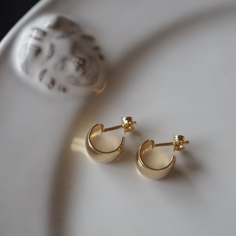 【18kgf】ハーフフープピアス