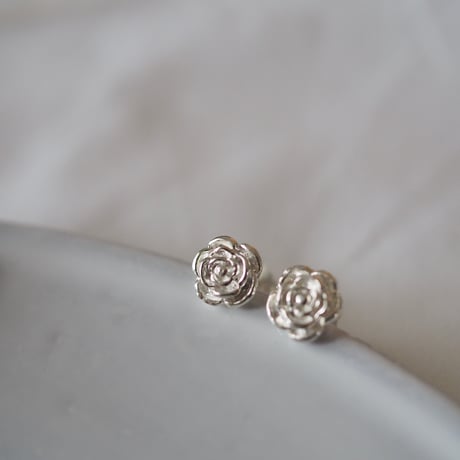 【silver925】ローズピアス