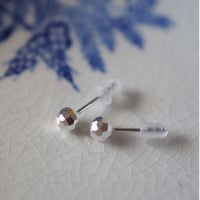 【silver925】カットボールピアス