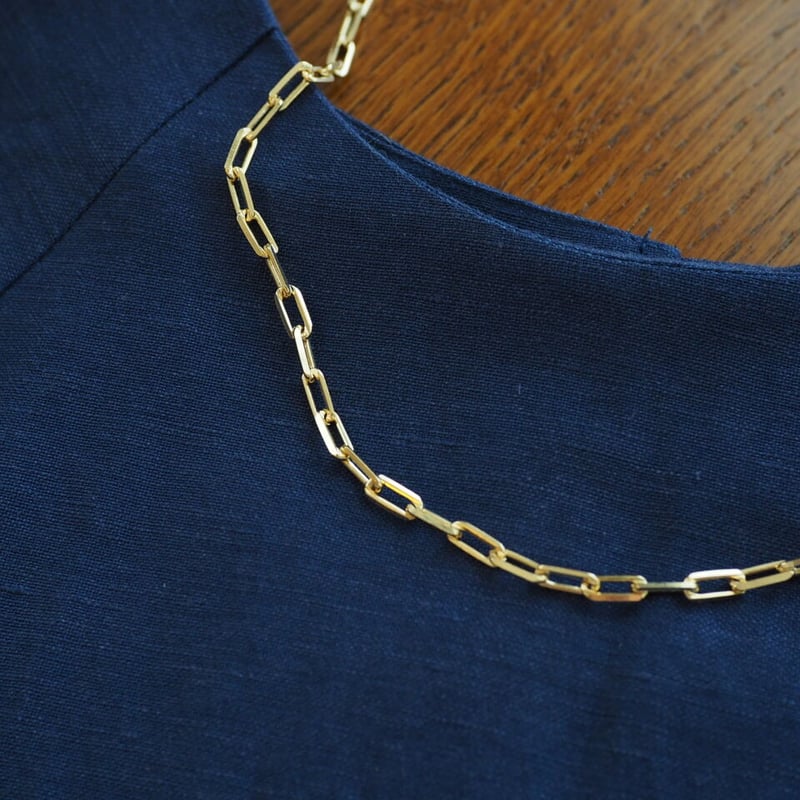 18kgf】カットアズキチェーンのボリュームネックレス | ALLEGROA