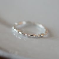 【silver925】フェミニンつぶリング