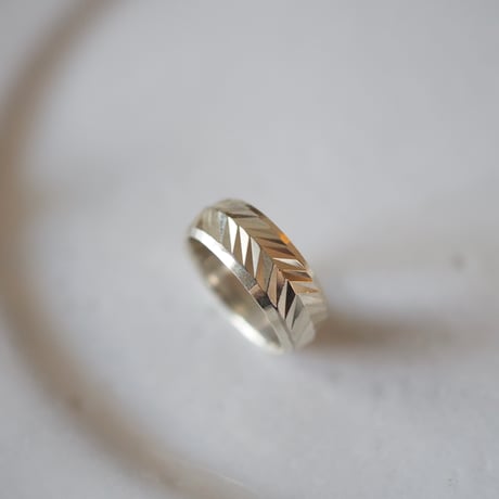 【silver925】カットパターンリング