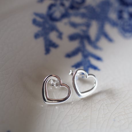 【silver925】ハートピアス