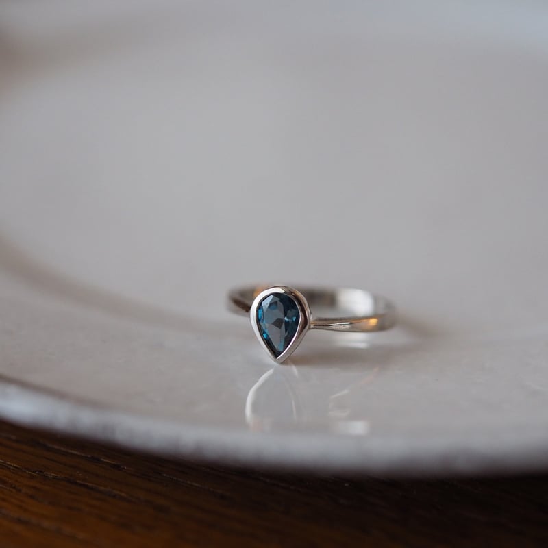 さくらインカット✦ロンドンブルートパーズ✦フリーリング✦S925 SV925 ロンドンブルートパーズ リング【861391】 | ライフ