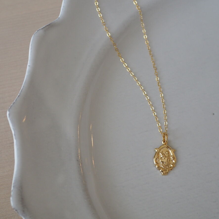 セントクリストファー
 チェック柄 トップスとプリーツスカートセット St.Christopher セント クリストファー ラージ silver-white