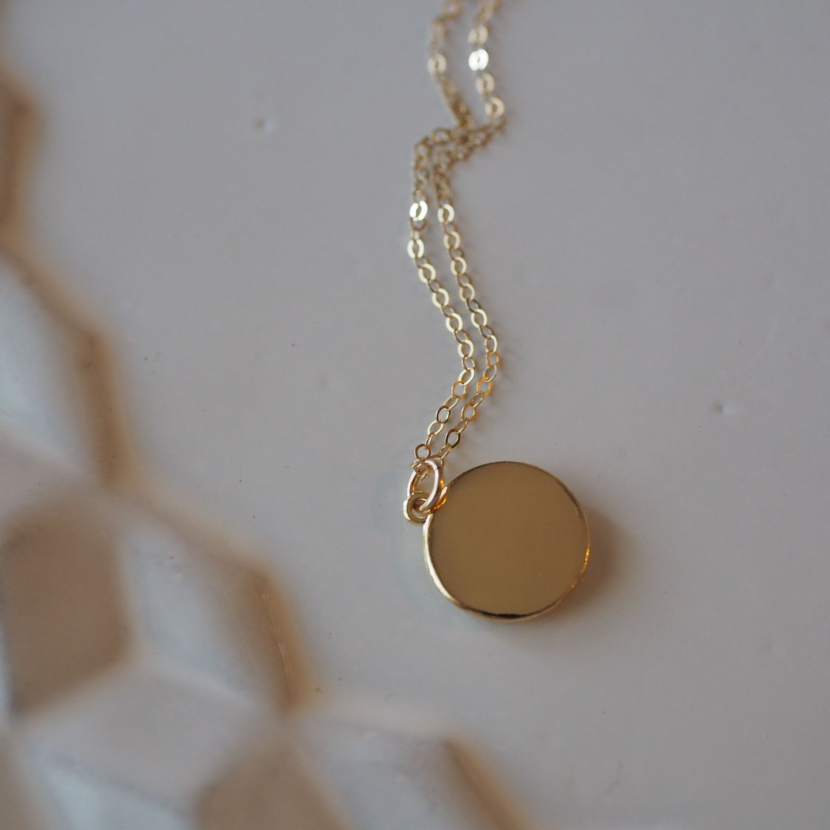 14kgf 】コインチャームネックレス | ALLEGROA