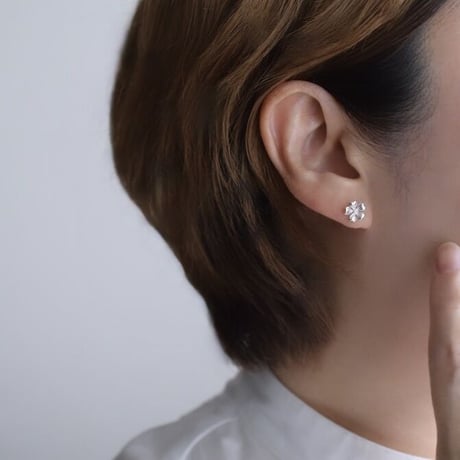 【silver925】Flowerピアス