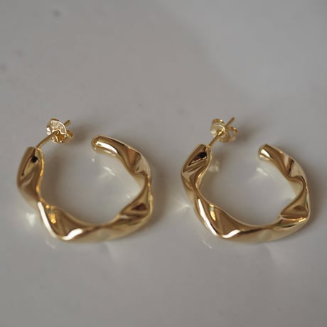 【18kgf】ビッグフープピアス